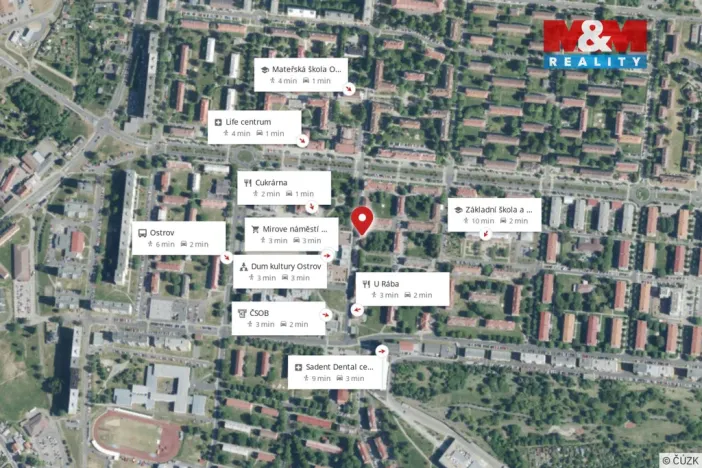 Pronájem bytu 2+1, Ostrov, Tylova, 68 m2