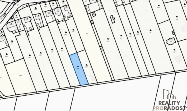 Prodej zahrady, Cholina, 850 m2