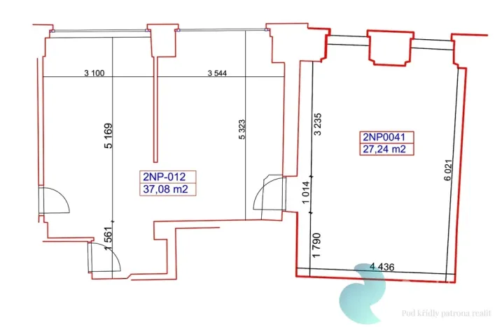 Pronájem kanceláře, Praha, Opletalova, 65 m2