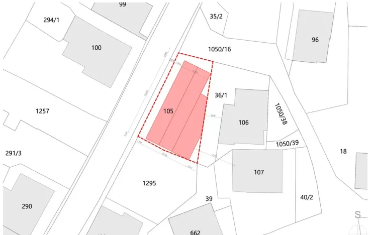 Prodej pozemku pro bydlení, Police nad Metují, 244 m2