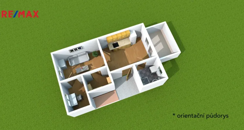 Pronájem bytu 2+kk, Olomouc, Čelakovského, 42 m2