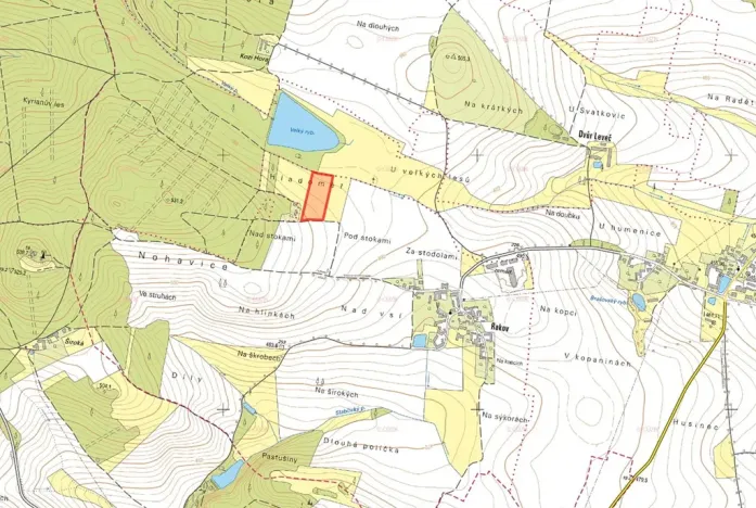 Prodej louky, Bernartice, 15444 m2