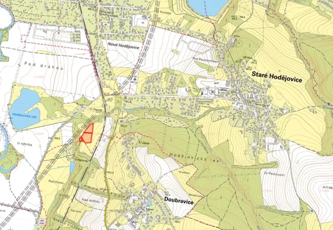 Prodej pole, Staré Hodějovice, 9685 m2