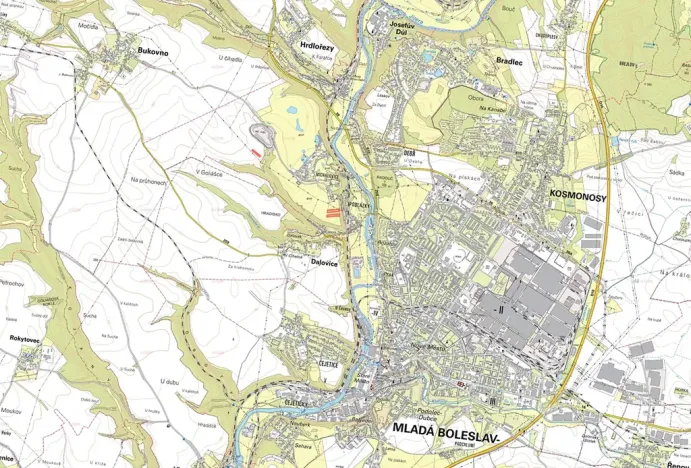 Prodej pole, Mladá Boleslav, 13986 m2