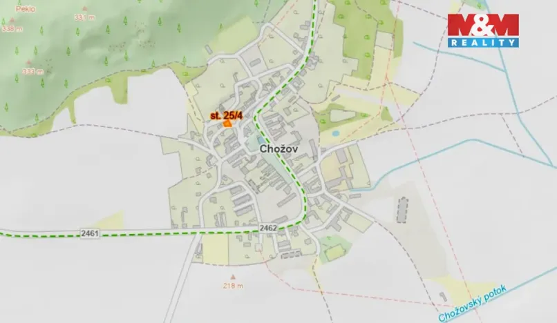 Prodej pozemku pro bydlení, Chožov, 218 m2
