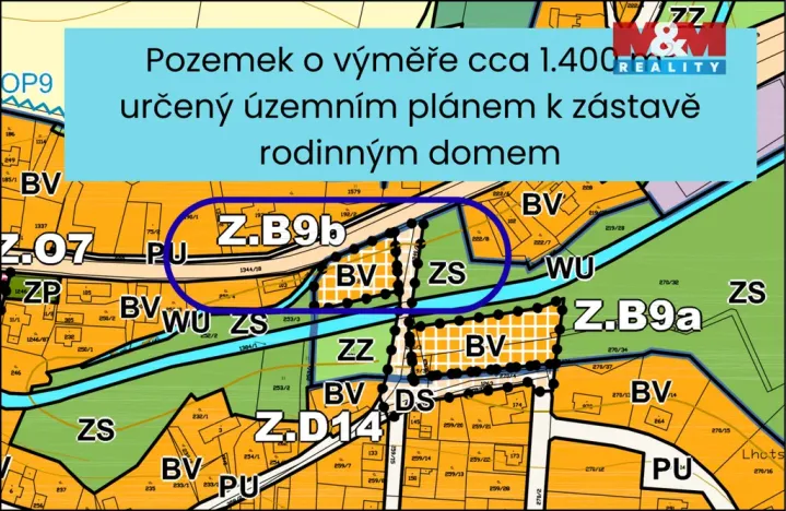 Prodej pozemku pro bydlení, Veliny, 1400 m2