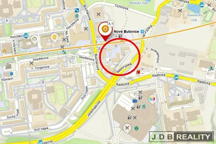 Pronájem kanceláře, Praha - Stodůlky, Bucharova, 50 m2