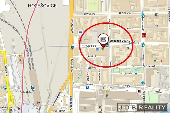 Pronájem kanceláře, Praha - Holešovice, Dělnická, 239 m2
