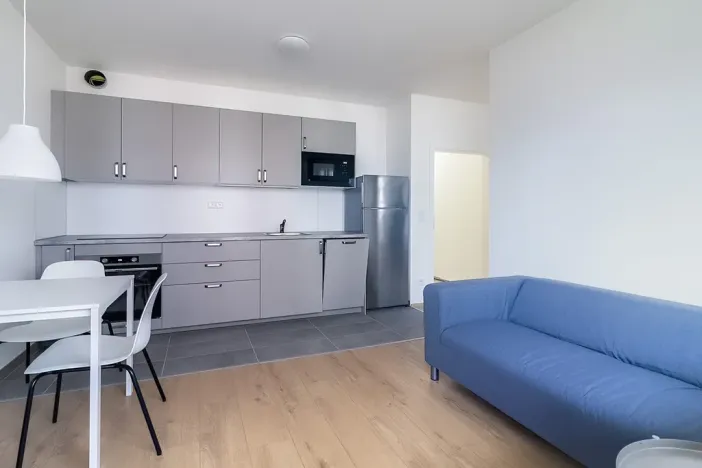 Pronájem bytu 1+kk, Praha - Hlubočepy, Fabiánové, 31 m2