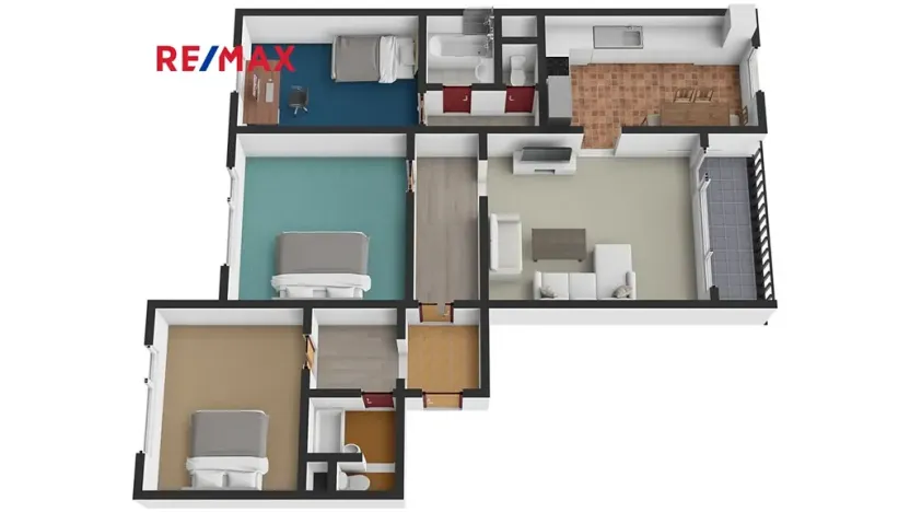 Prodej bytu 4+1, Česká Lípa, Brněnská, 98 m2