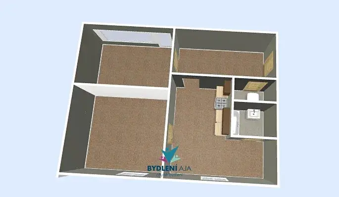 Prodej bytu 2+1, Krupka, Karla Čapka, 61 m2