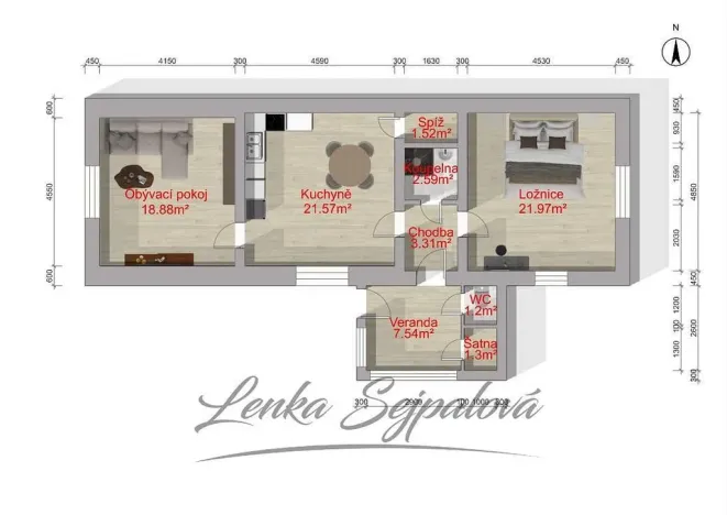 Prodej rodinného domu, Holice - Staré Holice, Staroholická, 76 m2