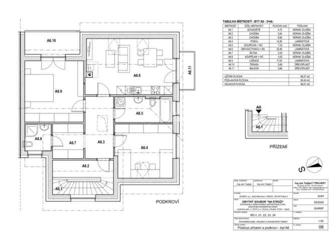 Prodej bytu 3+kk, Nučice, U zastávky, 99 m2