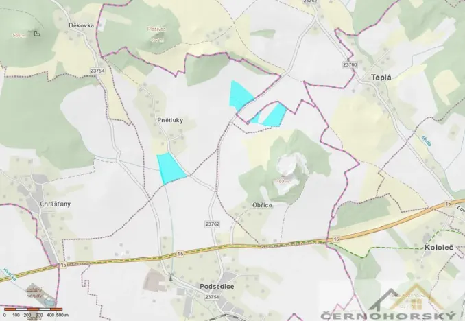 Prodej pole, Podsedice - Pnětluky, 32604 m2