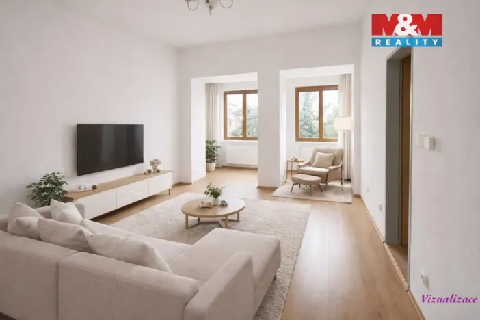 Prodej bytu 1+1, Písek - Budějovické Předměstí, Budějovická, 55 m2