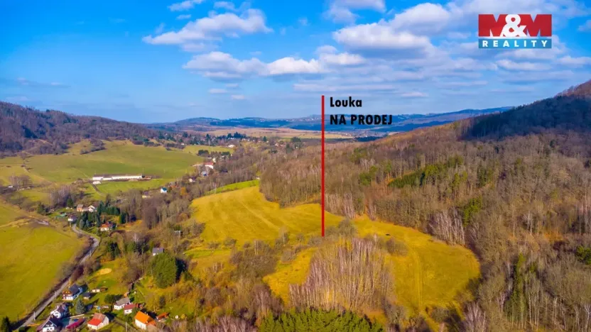 Prodej louky, Žandov - Radeč, 3251 m2