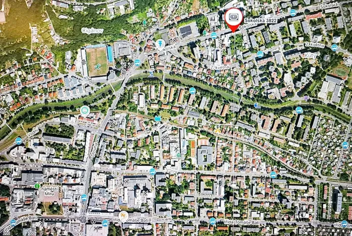 Prodej bytu 2+1, Zlín, Sokolská, 52 m2