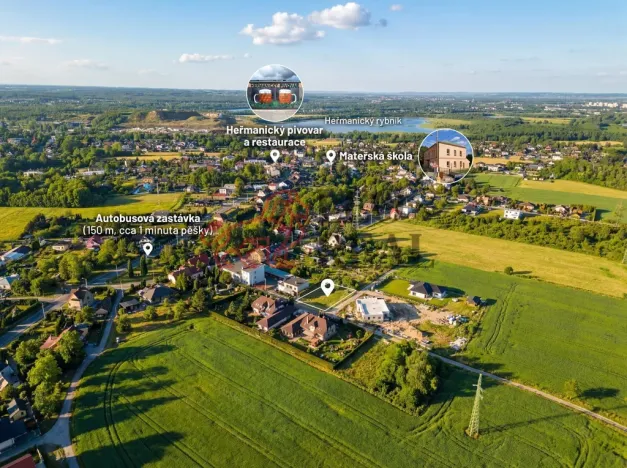 Prodej pozemku pro bydlení, Ostrava - Heřmanice, 777 m2