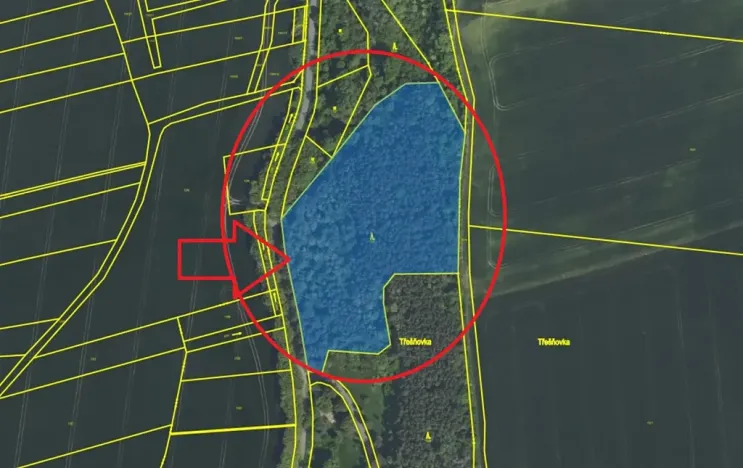 Prodej podílu lesa, Vinaře, 10883 m2