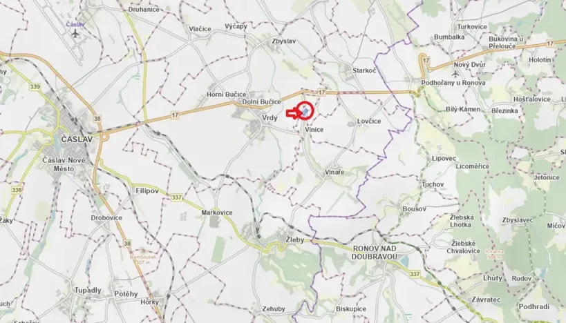 Prodej podílu lesa, Vinaře, 10883 m2