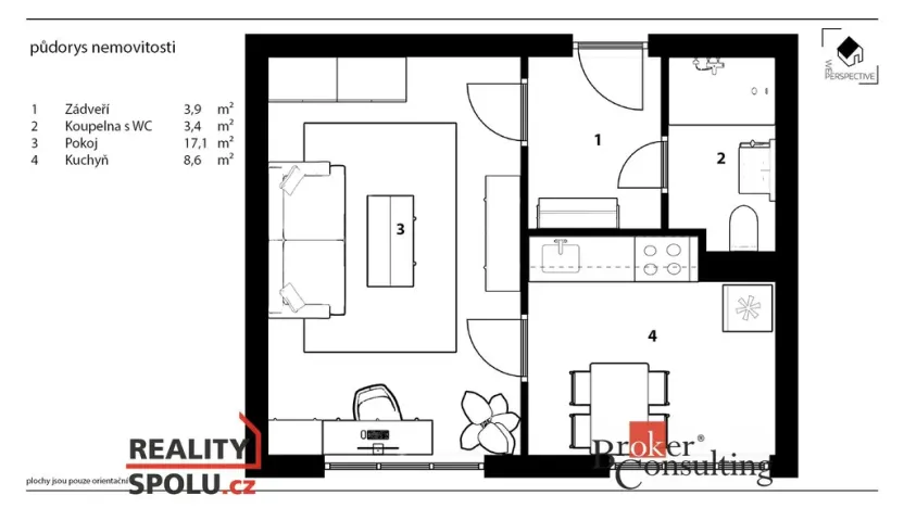 Pronájem bytu 1+1, Hlinsko, Budovatelů, 33 m2