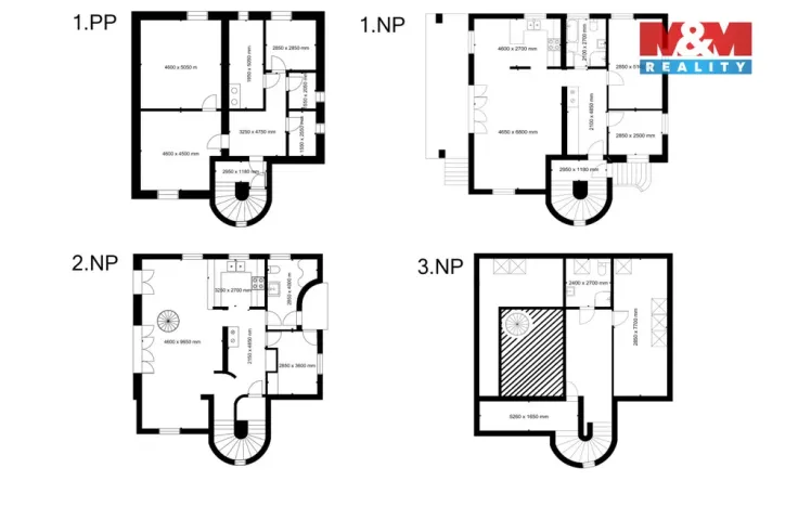 Pronájem rodinného domu, Průhonice, Kosatcová, 291 m2