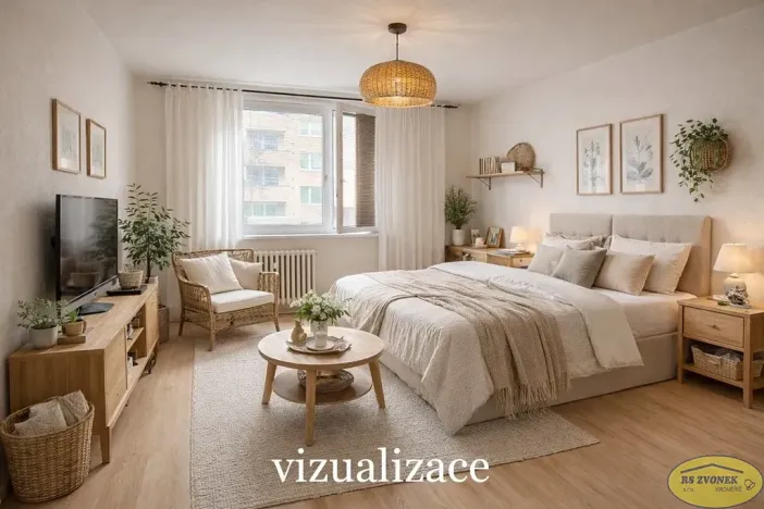 Prodej bytu 1+1, Kroměříž, Rumunská, 36 m2