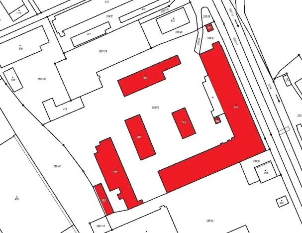 Dražba výrobních prostor, Pardubice, 5239 m2