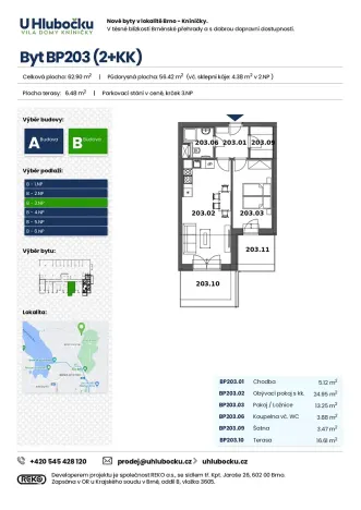 Prodej bytu 2+kk, Brno, Ondrova, 73 m2