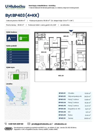 Prodej bytu 4+kk, Brno, Ondrova, 159 m2