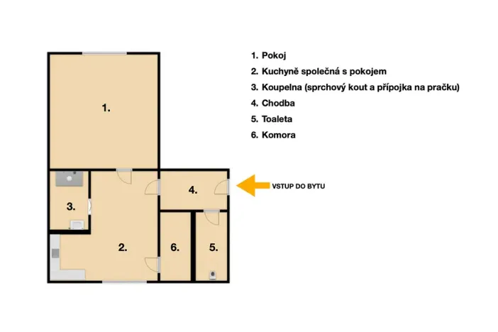 Pronájem bytu 1+1, Olomouc - Nová Ulice, Růženy Svobodové, 49 m2
