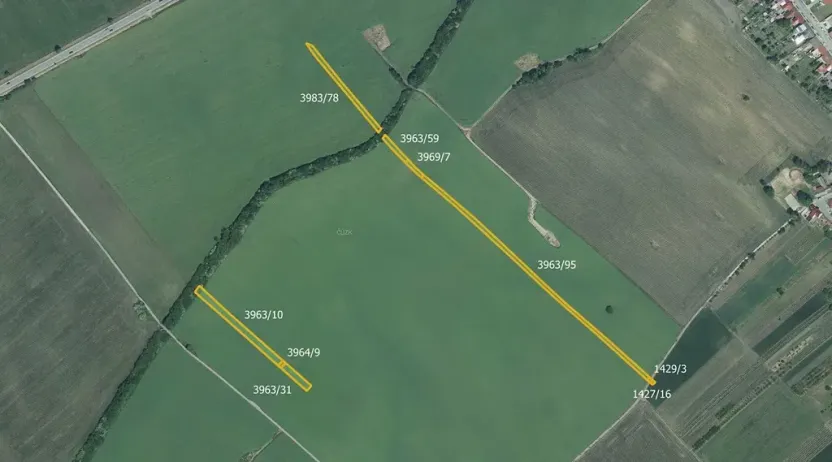 Prodej pole, Moravská Nová Ves, 5711 m2