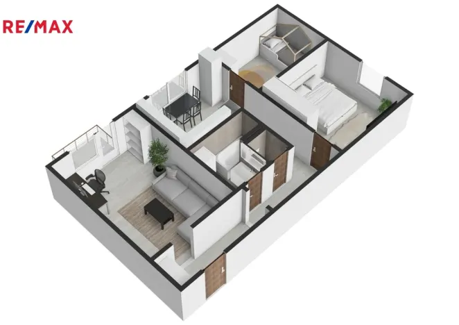 Prodej bytu 3+1, Kuřim, Na Loučkách, 68 m2