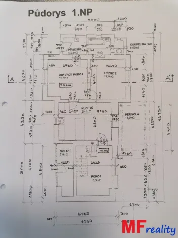 Prodej rodinného domu, Hořiněves, 82 m2