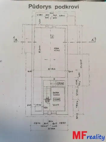 Prodej rodinného domu, Hořiněves, 82 m2