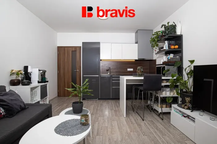 Pronájem bytu 2+kk, Brno - Bystrc, Markůvky, 43 m2