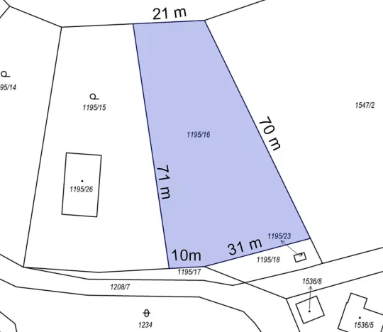 Prodej pozemku pro bydlení, Jince, 2172 m2
