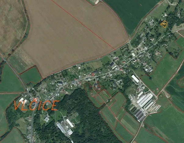 Prodej pozemku, Vlčice, 1387 m2