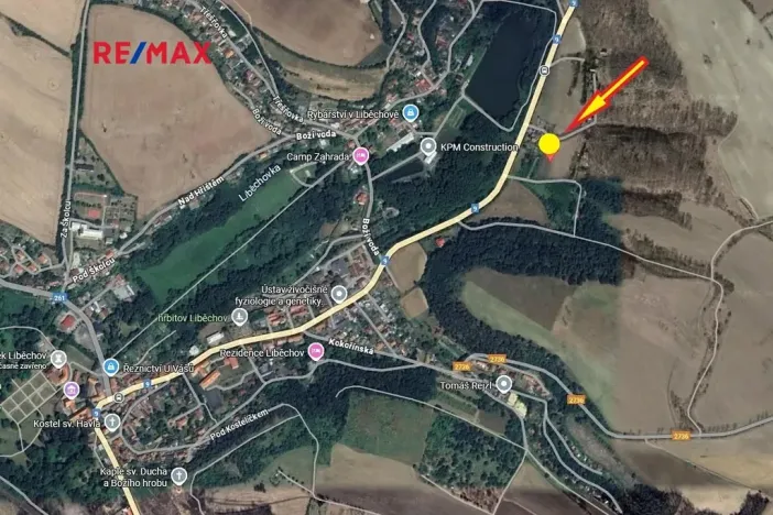 Prodej komerčního pozemku, Liběchov, 7548 m2