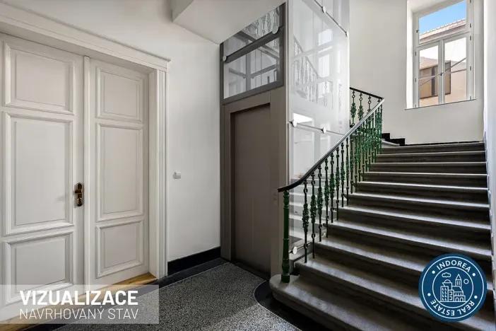 Prodej bytu 4+kk, Praha - Karlín, Vítkova, 176 m2