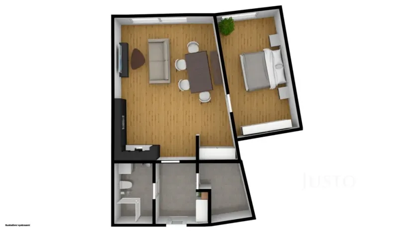 Pronájem bytu 2+kk, Beroun - Beroun-Město, Na Parkáně, 64 m2