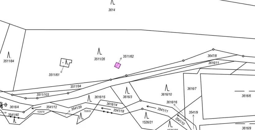 Dražba chaty, Jivno, 9 m2