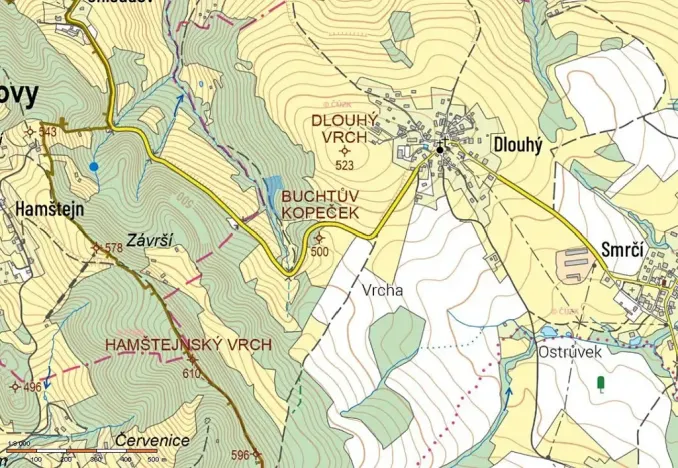 Dražba lesa, Záhoří, 3816 m2