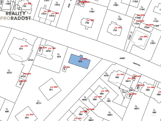 Prodej bytu 2+1, Teplice, Josefa Hory, 49 m2