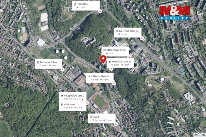 Prodej bytu 4+1, Ústí nad Labem - Bukov, Vinařská, 83 m2