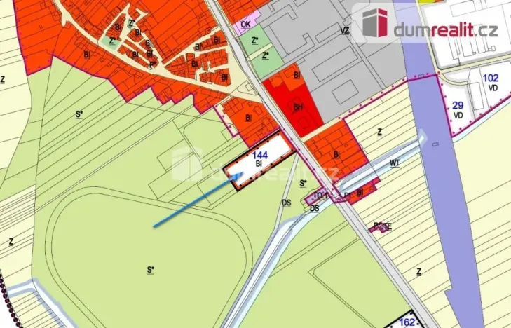 Prodej pozemku pro bydlení, Tlumačov, Dolní, 378 m2