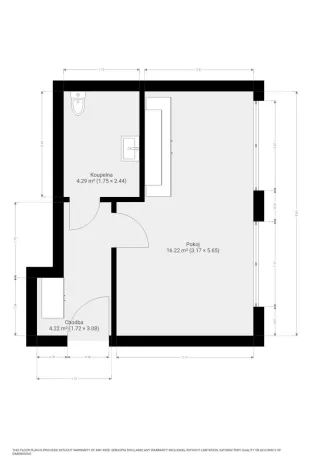 Pronájem bytu 1+kk, Brno, Markůvky, 25 m2