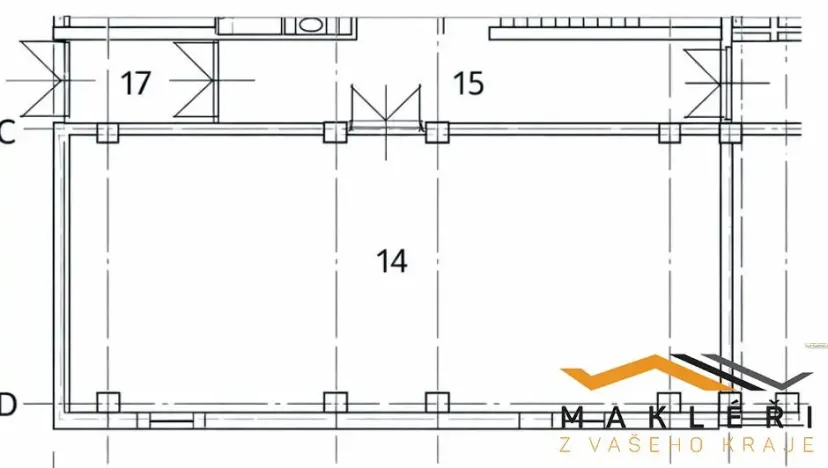 Pronájem skladu, Úsobí, 87 m2