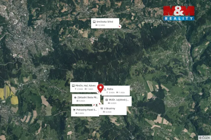 Prodej pozemku pro bydlení, Pěnčín, 1277 m2