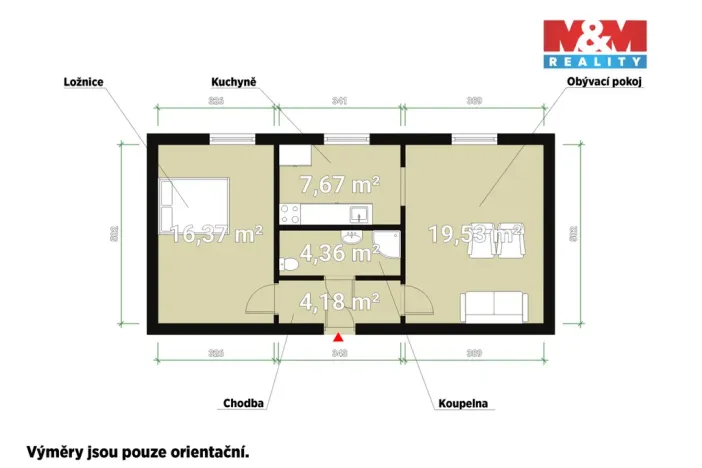 Pronájem bytu 2+1, Plzeň - Východní Předměstí, Francouzská třída, 55 m2